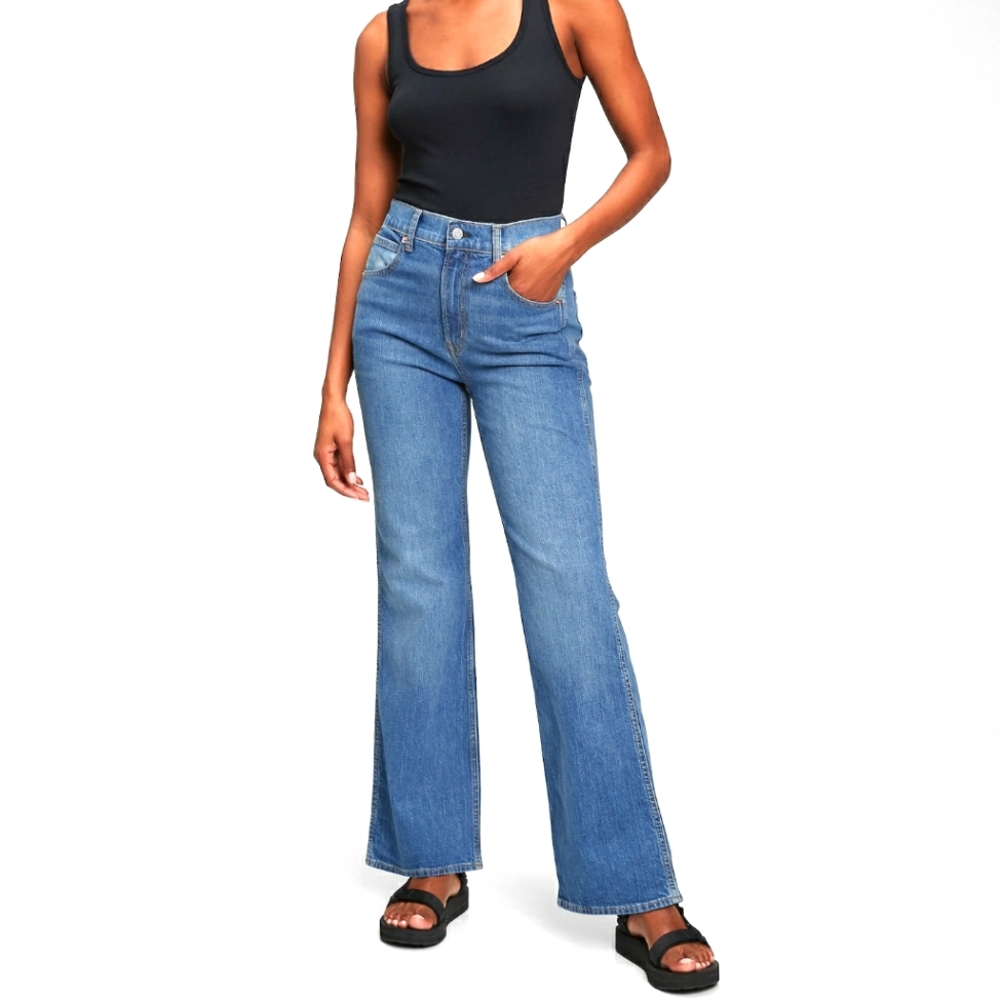 GAP 70s flare denim jeans